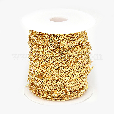 Паяные латунные цепи KK-S335-07G-1