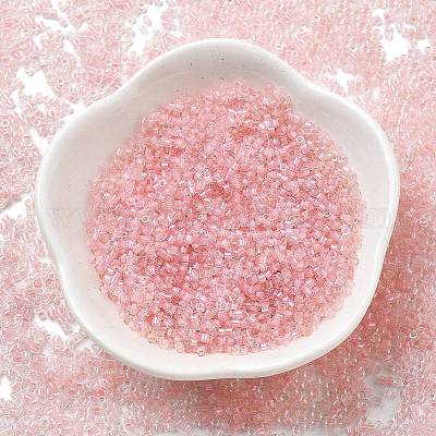 Прозрачные внутри цветные стеклянные бусины X1-SEED-H003-04F-1