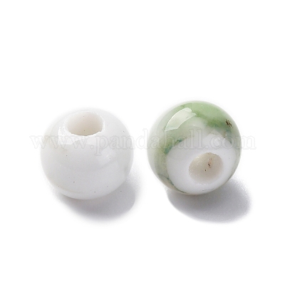 Фарфоровые бусины ручной работы PORC-D300-A17-1