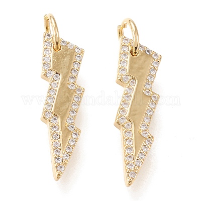 5 шт. Латунные подвески с микропаве ZIRC-SZ0004-52-1