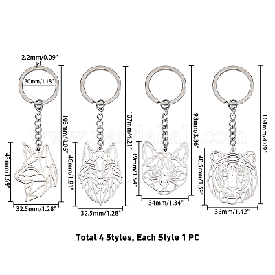 Брелок из нержавеющей стали KEYC-UN0001-001-1