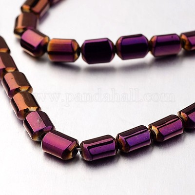 Chapelets de perles en hématite synthétique sans magnétique&nbsp;G-F300-01B-04-1