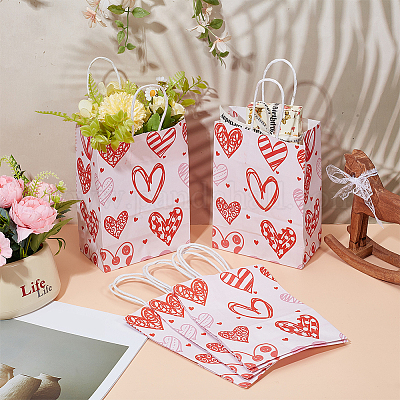 6 шт. прямоугольные бумажные упаковочные пакеты&nbsp;CARB-DJ0001-01-1