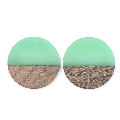 Подвески из смолы и ореха RESI-T023-10E-1