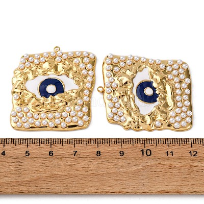 Подвески из нержавеющей стали 304 с эмалью STAS-L299-04G-1