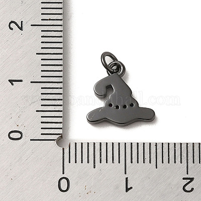 Подвески с латунной эмалью и блестками на Хэллоуин KK-A203-02B-1