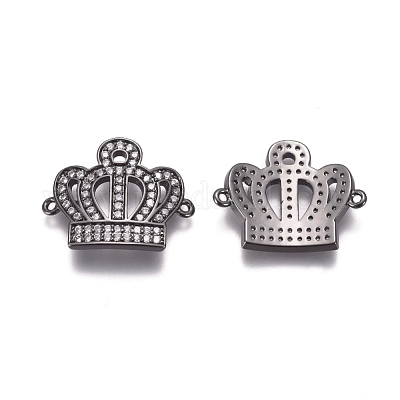 Соединители из латуни с микрочастицами и кубическим цирконием&nbsp;ZIRC-K081-22B-1