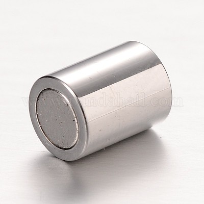 Текстурированные магнитные застежки-колонны из нержавеющей стали марки 304 с приклеивающимися концами STAS-I045-11G-1