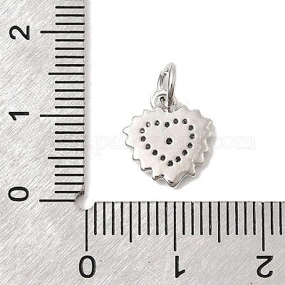 Латунные микро проложить кубического циркония подвески KK-C139-25A-P-1