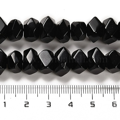 Natürlichen Obsidian Perlen Stränge&nbsp;G-N327-05-11-1