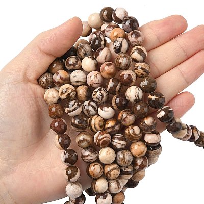 Естественно австралийский агат круглый шарик нити G-M272-02-10mm-1