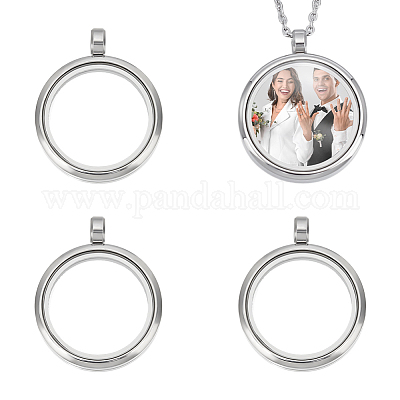 4 шт. подвески-медальоны из нержавеющей стали STAS-UN0061-63B-1