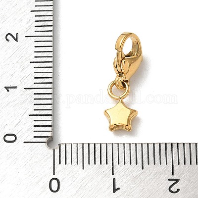 Подвесные украшения из нержавеющей стали 304 в форме звезды STAS-G352-18G-1