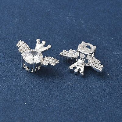 Латунные микропаве из прозрачного кубического циркония KK-G531-05S-1