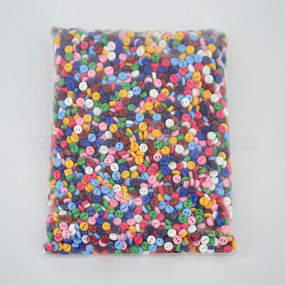 Многоцветный DIY ручной кнопки для одежды куклы X-NNA0VCY-1