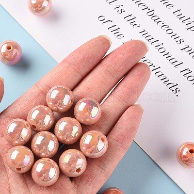 Непрозрачные акриловые бусины MACR-S370-D16mm-35-1