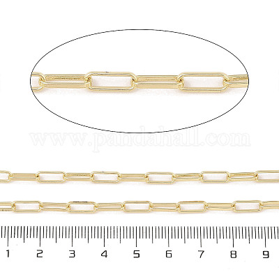 Латунные цепи для крепления стойки с покрытием овальной формы CHC-A010-01G-07-1