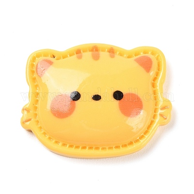 Кабошоны из непрозрачной смолы на тему животных RESI-E046-01C-1