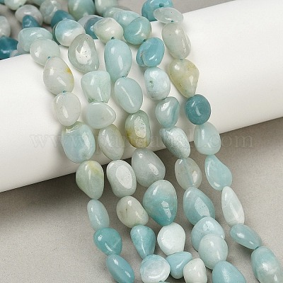 Природные амазонит бисер пряди самородки G-J335-31A-1