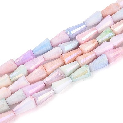 Антикоррозийные гальванические стеклянные бусины GLAA-T025-27M-1