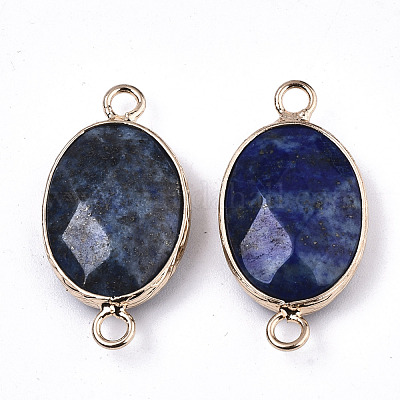 Соединители звеньев натурального лазурита G-N326-44C-1