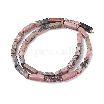 Природные родонит бисер нитей G-G837-25-1