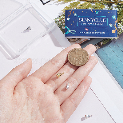 6 шт. 3-х цветные 925-х трубчатые дужки из стерлингового серебра STER-SC0001-20-1