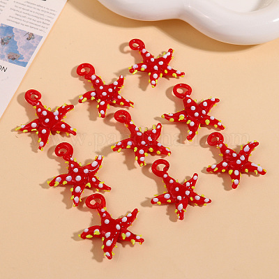 Подвески лэмпворк ручной работы PW-WGAFFF0-01-1