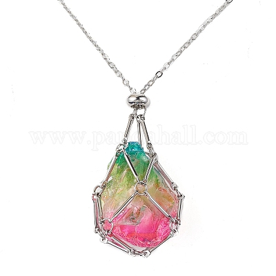 Латунный мешочек для макраме NJEW-JN04439-02-1