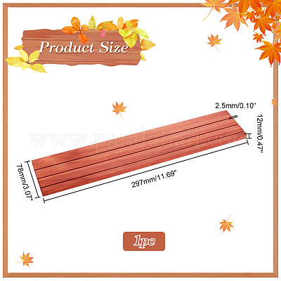 Подставки для карточек с прямоугольными деревянными серьгами на 3 слот EDIS-WH0012-45A-1