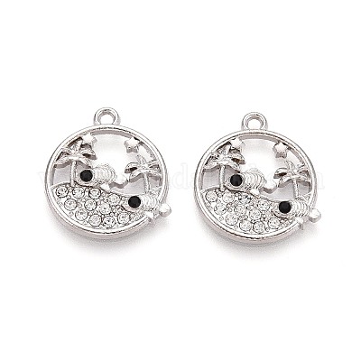 Подвески из сплава и страз PALLOY-T092-18A-P-1