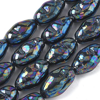 Гальванизированное непрозрачное стекло имитация жемчужных нитей EGLA-D302-01C-1