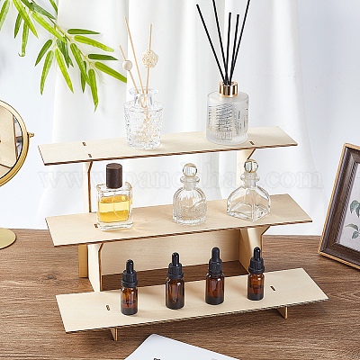 3-уровневые деревянные стеллажи для демонстрации товаров ODIS-WH0030-207-1