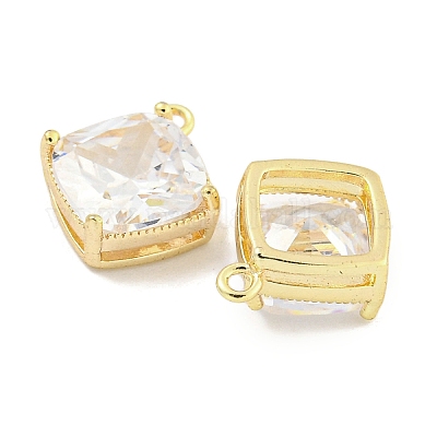 Латунь стекло кулоны&nbsp;KK-S386-08G-1