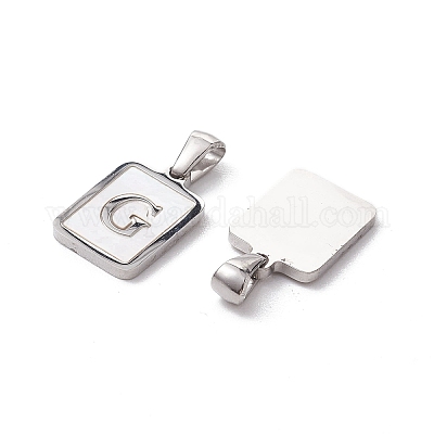 Подвески из нержавеющей стали 304 в форме ракушки STAS-G327-01P-G-1