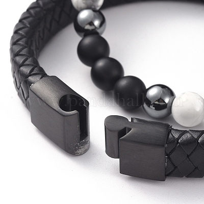 Комплекты унисекс штабелируемых браслетов BJEW-JB04896-1