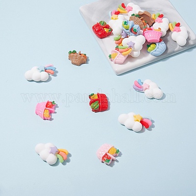 Кабошоны из смолы в стиле 40 шт. RESI-SZ0001-37-1