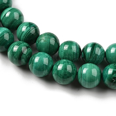 Природного малахита бисер нитей G-A271-A01-10mm-1