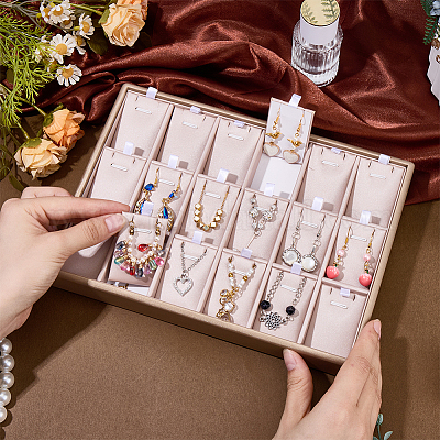 1 шт. деревянные подставки для ожерелий и подвесок ODIS-AR0001-08-1