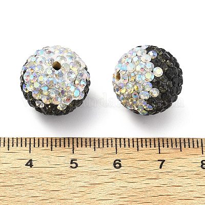 Градиентный дизайн полимерная глина стразы бусины CLAY-NH0001-03B-1