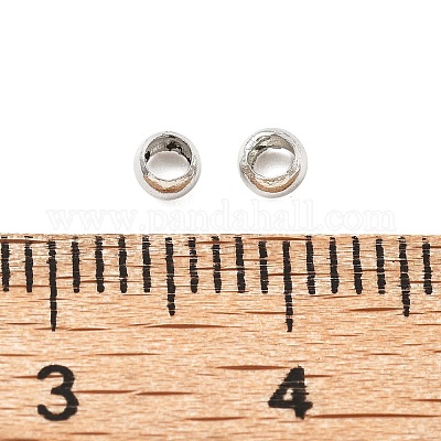 Зажимные бусины из латуни&nbsp;KK-S509-01P-02-1