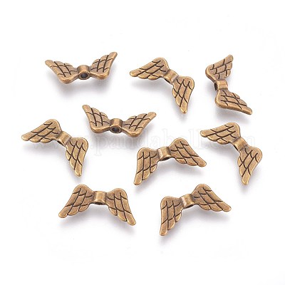 Сплавочные овальные бусины тибетского стиля  X-TIBEB-1127-AB-FF-1