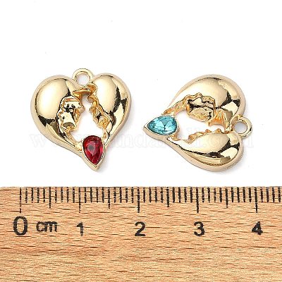 Подвески из сплава со стразами PALLOY-F308-14G-1