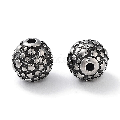 Бусины из нержавеющей стали 304 STAS-M057-33AS-1