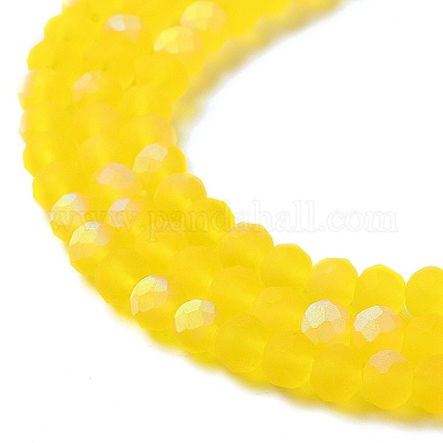 Прозрачные стеклянные бусины EGLA-A034-T4mm-MB17-1