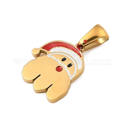 Подвески из нержавеющей стали 304 на рождественскую тематику STAS-R007-01E-G-1