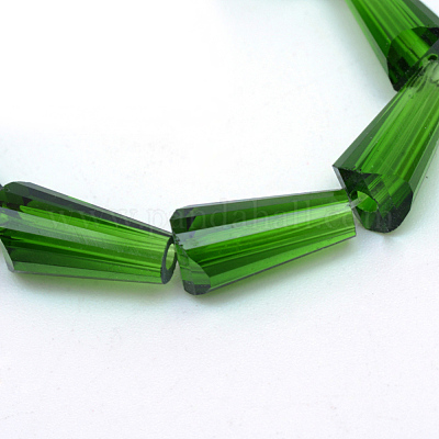 Прозрачные стеклянные бусины GLAA-R170-6x12-01L-1