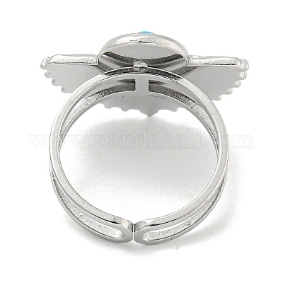 Кольца-манжеты из синтетической бирюзы из нержавеющей стали 304 G-Z056-02P-05-1