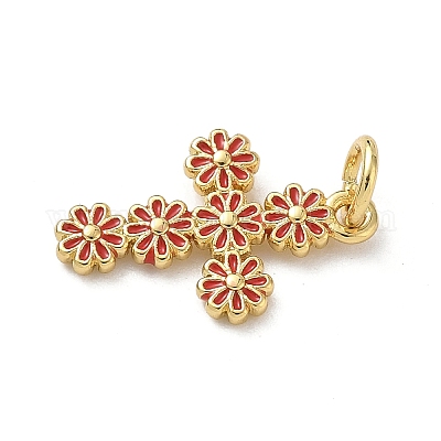 Латунь эмаль подвески KK-A273-02G-1