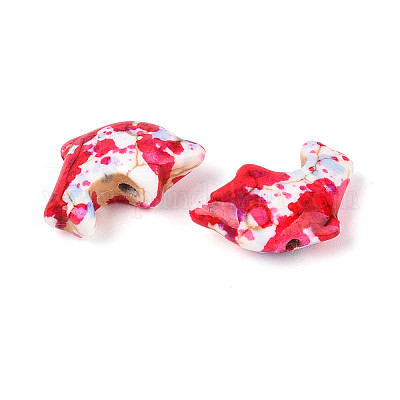 С напылением окрашенные синтетические бирюзовые бусинки G-N352-26A-01-1